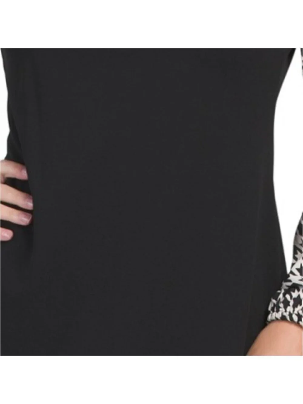 TOMMY HILFIGER Knit Crepe Mini Dress